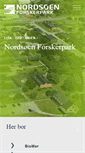 Mobile Screenshot of nordsoenforskerpark.dk